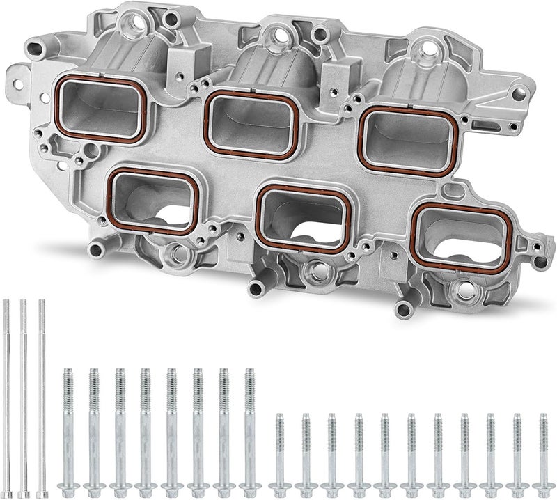 YEHERIT Store Upgraded Full Aluminum Engine Lower Intake Manifold Compatible with 2011-2020 Dodge Chrysler Jeep RAM - Durango Charger Challenger Avenger Town & Country ProMaster Grand Cherokee 3.6L V6 - Image 1